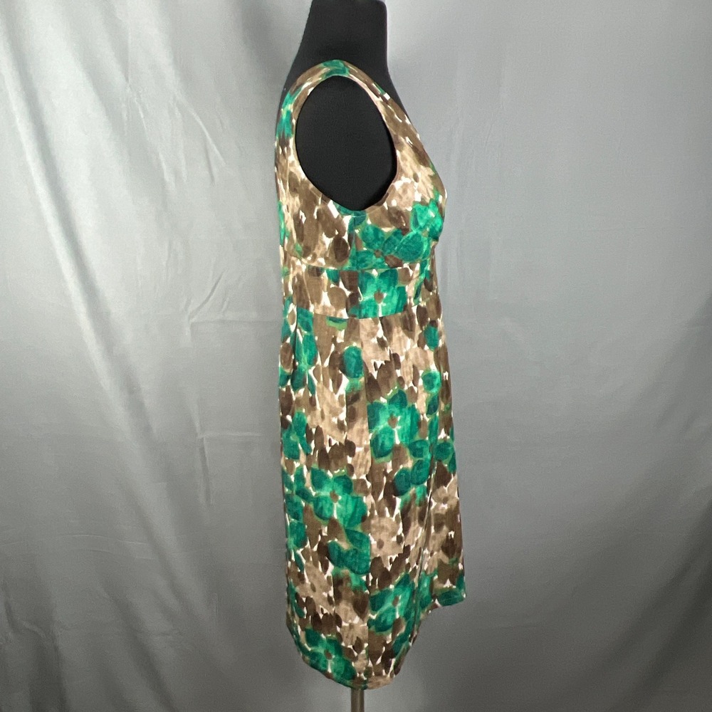 Axcess Liz Claiborne Sheath Dress Womens Small Multi Abstract Floral Minimalist - Picture 2 of 10